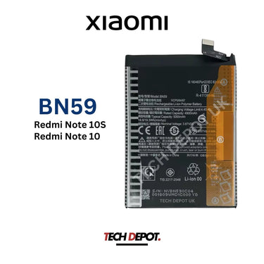 REDMI Note 10/ Note 10S Battery Replacement 5000mAh- BN59